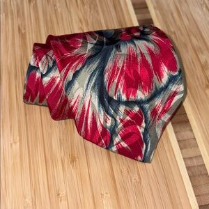 Roffe Floral Silk‎ Neck Tie – Vintage, Hand-Finished in USA